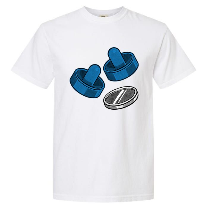 Air Hockey Game Pieces Garment-Dyed Heavyweight T-Shirt