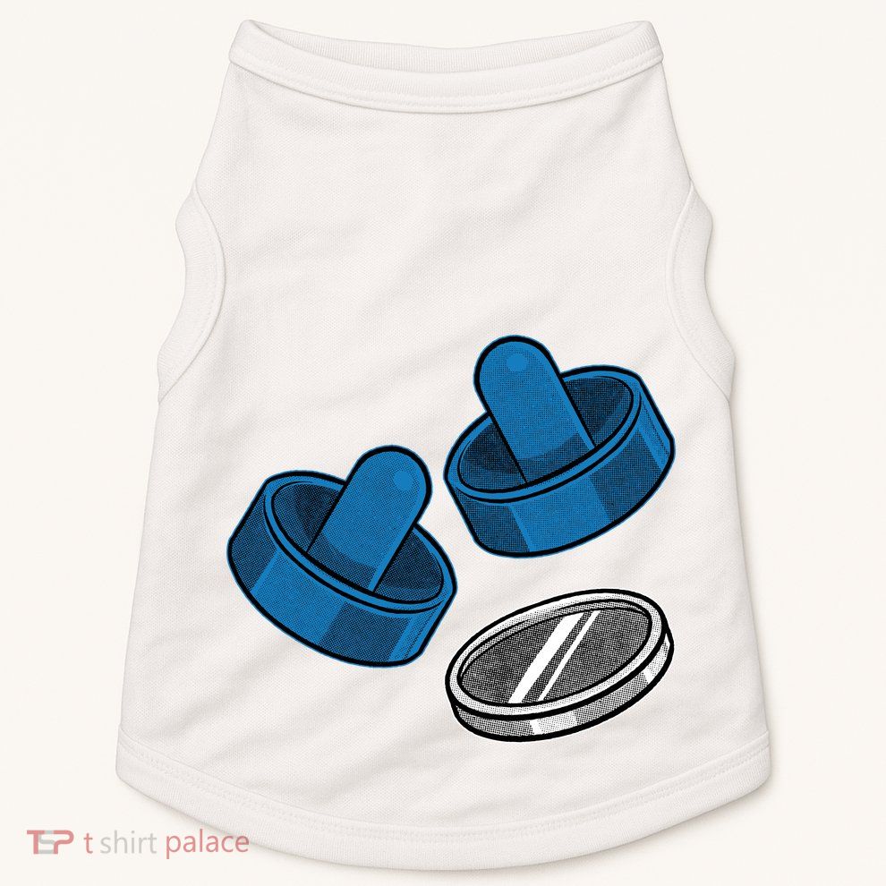 Air Hockey Game Pieces Doggie Tank
