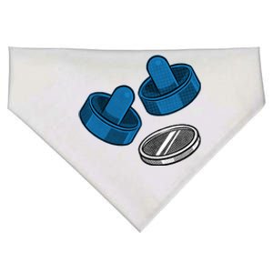 Air Hockey Game Pieces USA-Made Doggie Bandana