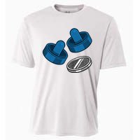 Air Hockey Game Pieces Cooling Performance Crew T-Shirt