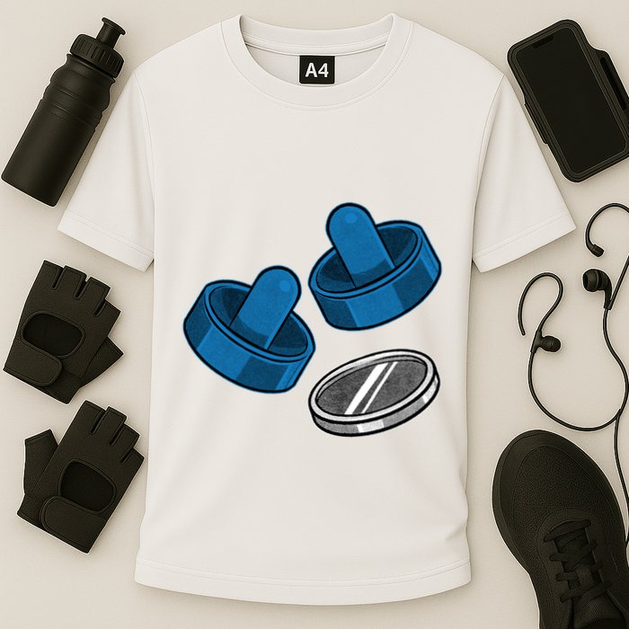 Air Hockey Game Pieces Performance Shirt