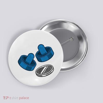 Air Hockey Game Pieces Button