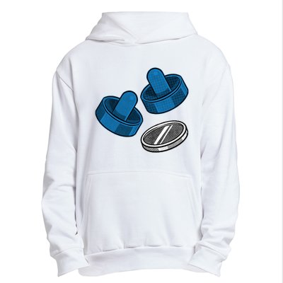 Air Hockey Game Pieces Urban Pullover Hoodie