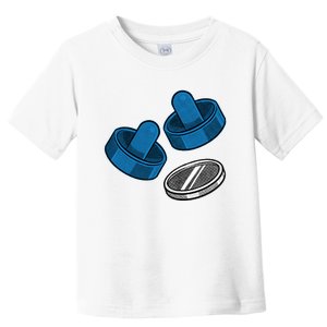 Air Hockey Game Pieces Toddler T-Shirt