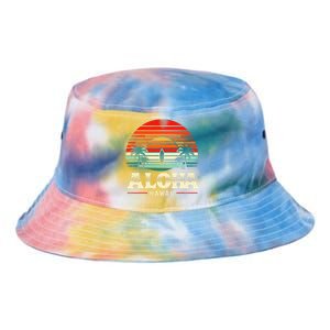 Aloha Hawaii Hawaiian Island Palm Beach Surfboard Surf Tie Dye Newport Bucket Hat