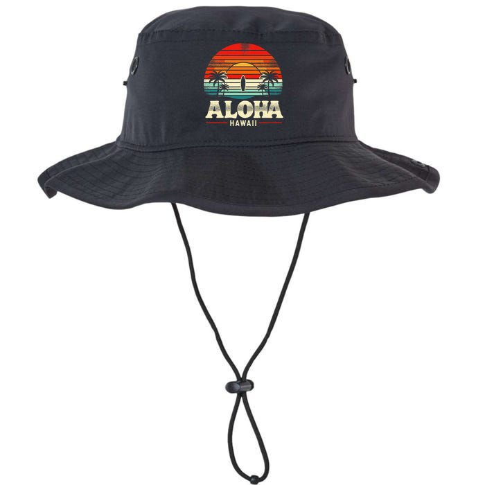 Aloha Hawaii Hawaiian Island Palm Beach Surfboard Surf Legacy Cool Fit Booney Bucket Hat