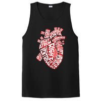 Anatomical Human Heart Cardiology Medical Cardiac Nurse PosiCharge Competitor Tank