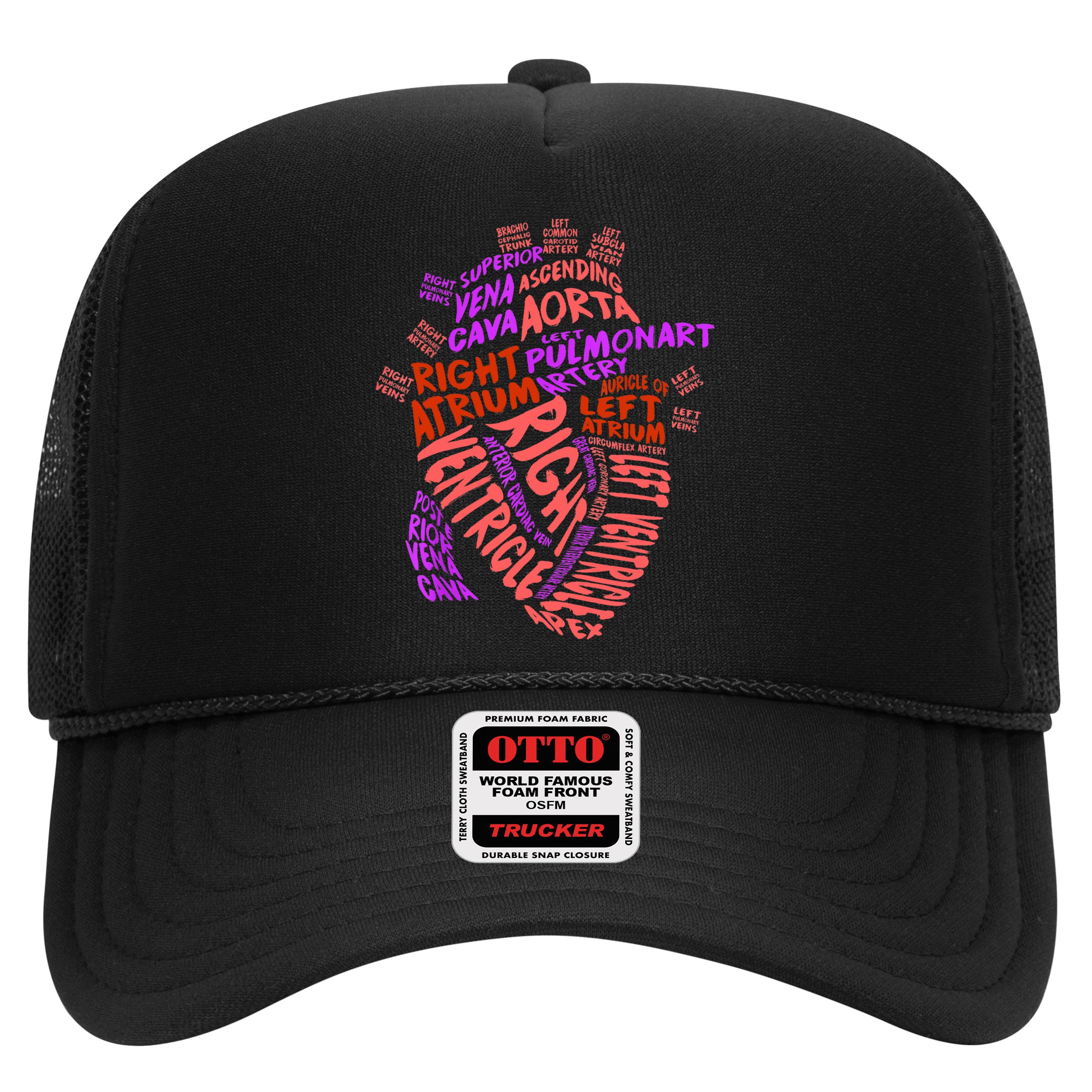 Anatomical Human Heart Cardiology Medical Cardiac Nurse TShirt Hat