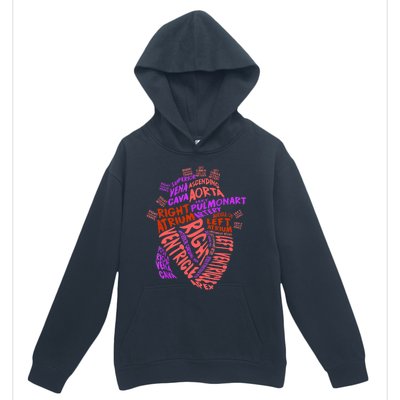 Anatomical Human Heart Cardiology Medical Cardiac Nurse TShirt Urban Pullover Hoodie