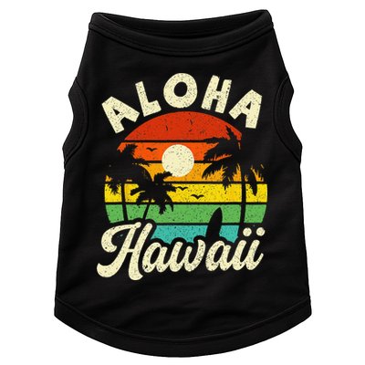 Aloha Hawaii Hawaiian Island Beach Vacation Summer Doggie Tank