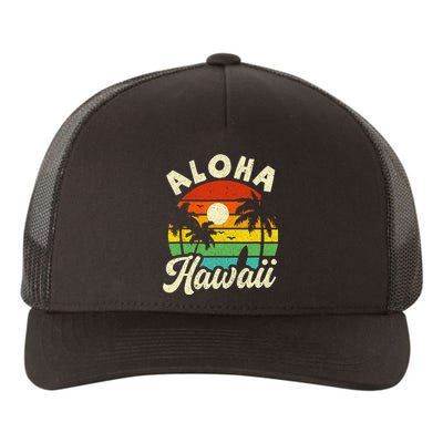 Aloha Hawaii Hawaiian Island Beach Vacation Summer Yupoong Adult 5-Panel Trucker Hat