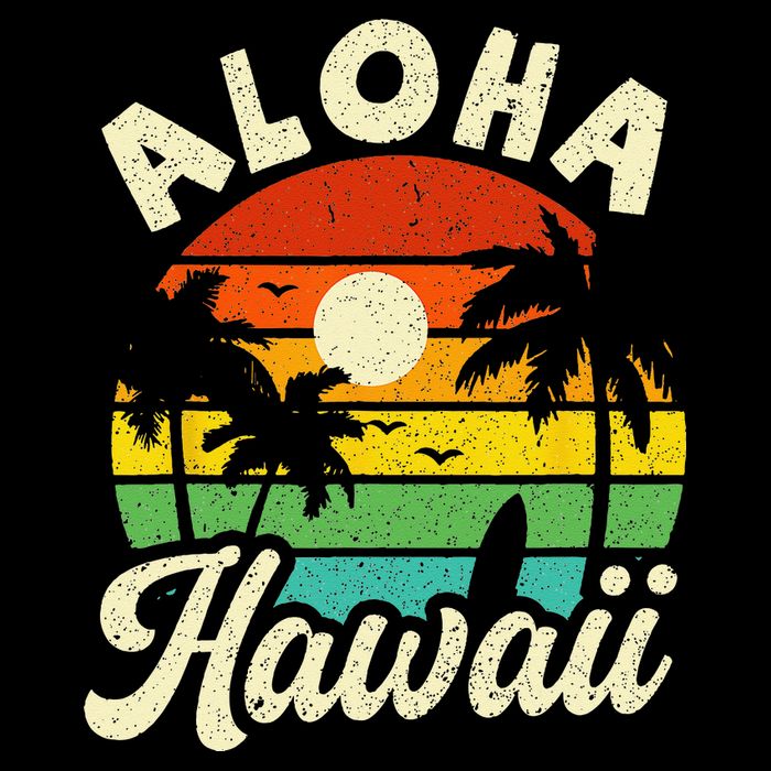 Aloha Hawaii Hawaiian Island Beach Vacation Summer Backpack
