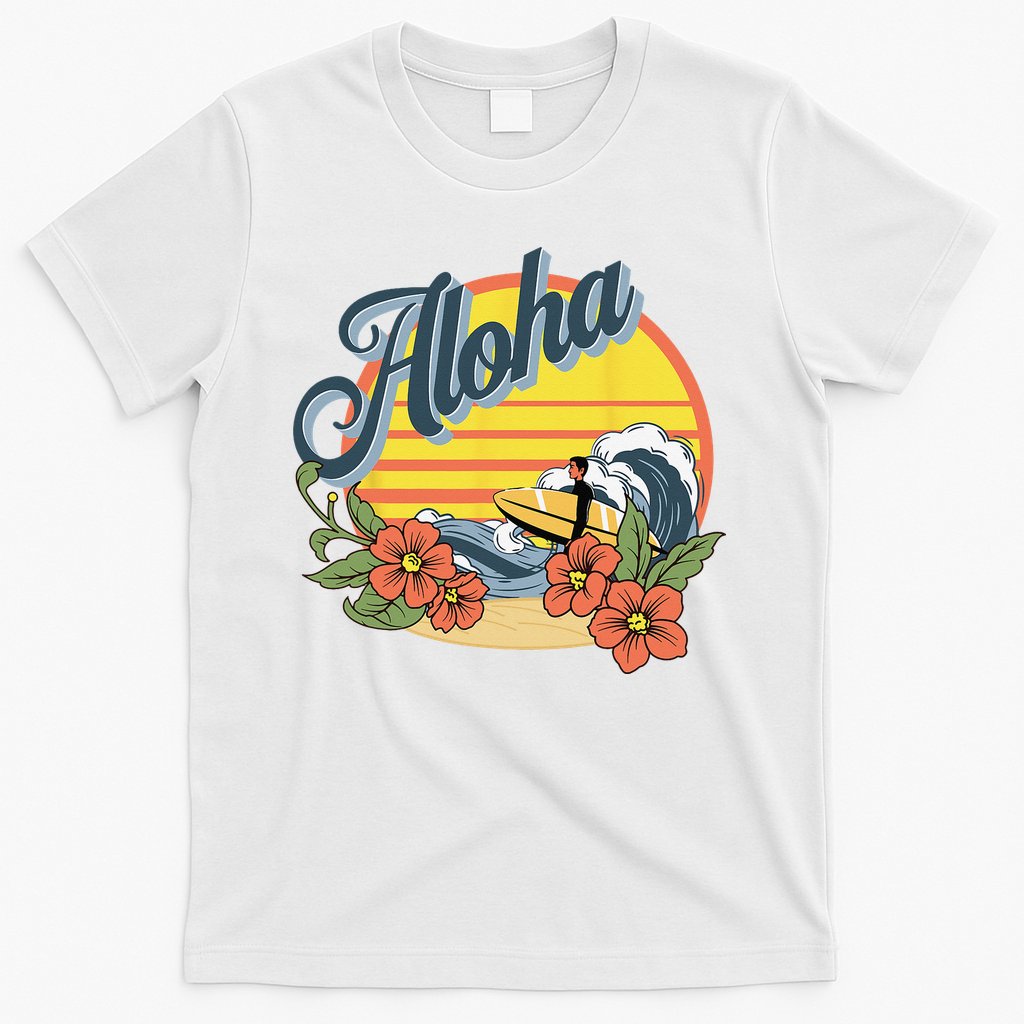 Aloha Hawaii Hawaiian island Surf Sport  T-Shirt