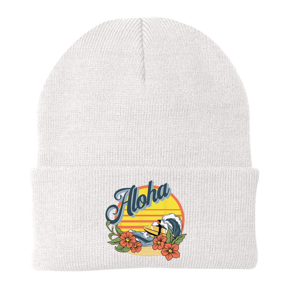 Aloha Hawaii Hawaiian island Surf Sport  Beanie