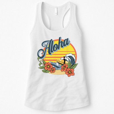 Aloha Hawaii Hawaiian island Surf Sport  Womens Tank Top