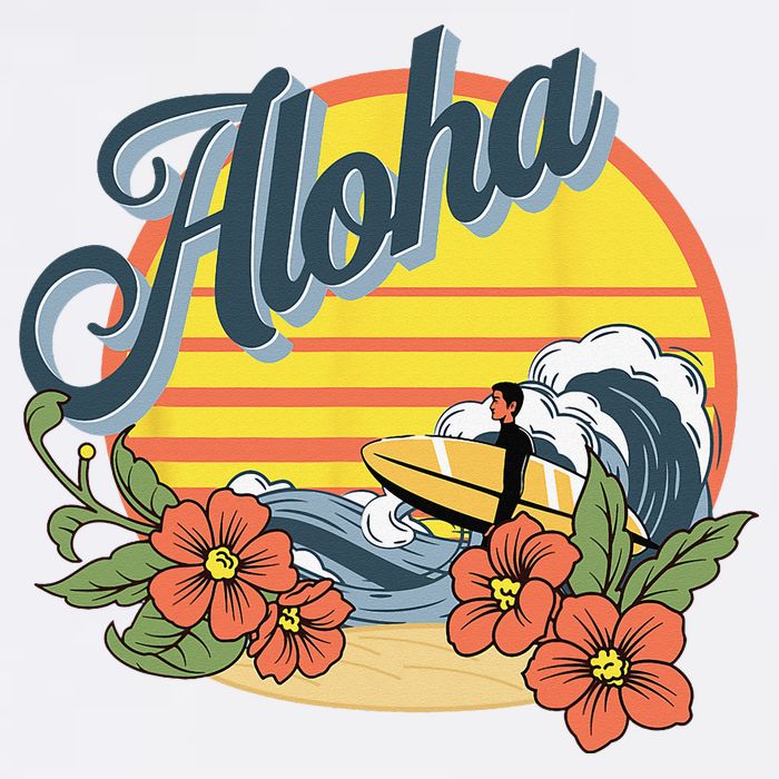 Aloha Hawaii Hawaiian island Surf Sport  Baby Bodysuit