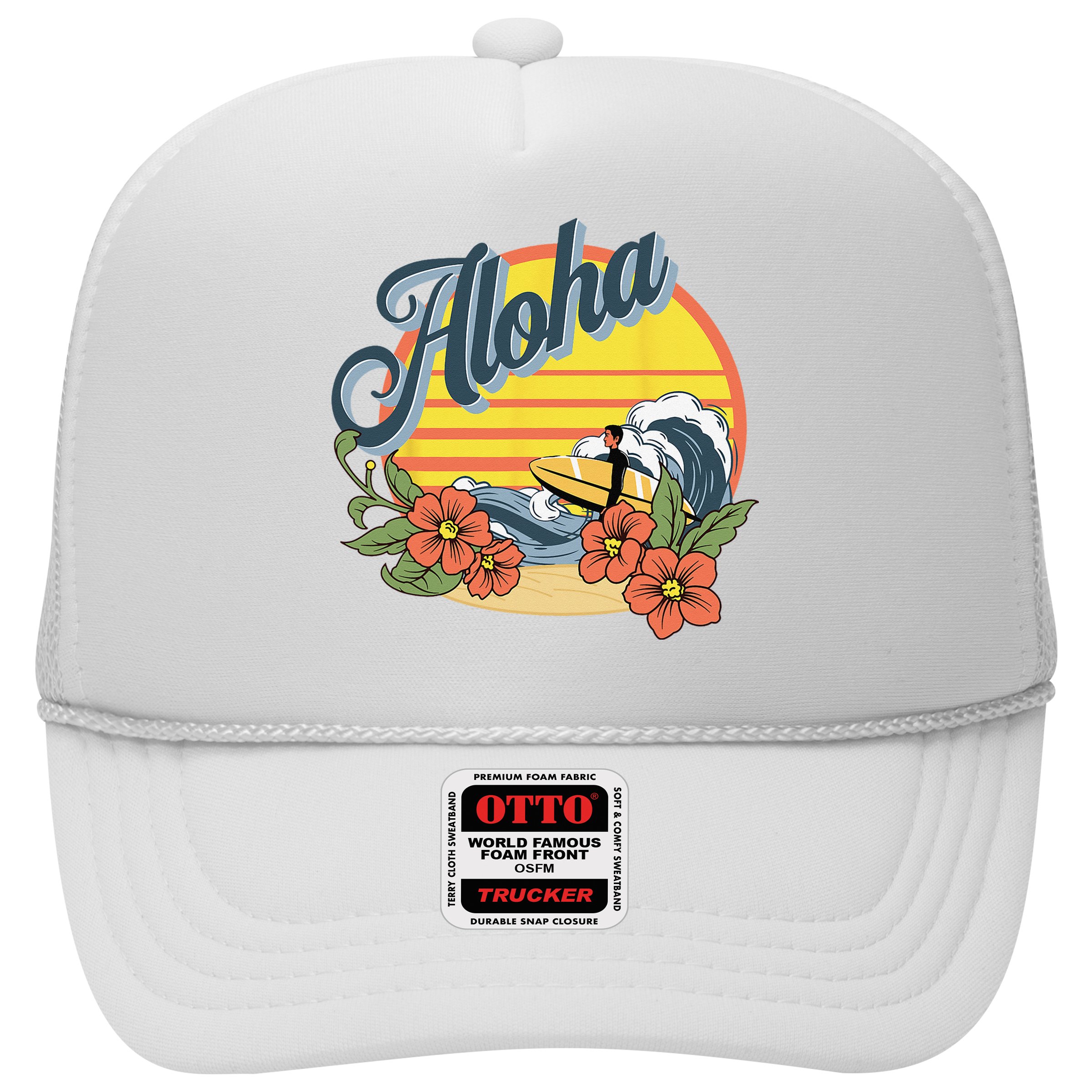 Aloha Hawaii Hawaiian island Surf Sport  Hat