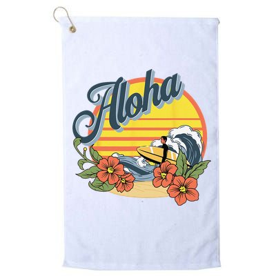 Aloha Hawaii Hawaiian island Surf Sport  Golf Towel