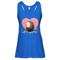 Animal Hedgehog Heart Valentines Day Gift Hedgehog Cool Gift Ladies Essential Flowy Tank