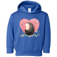 Animal Hedgehog Heart Valentines Day Gift Hedgehog Cool Gift Toddler Hoodie