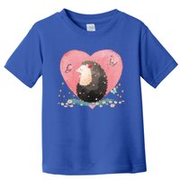 Animal Hedgehog Heart Valentines Day Gift Hedgehog Cool Gift Toddler T-Shirt