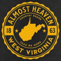 Almost Heaven Home West Virginia Map 304 WV Vintage Hat