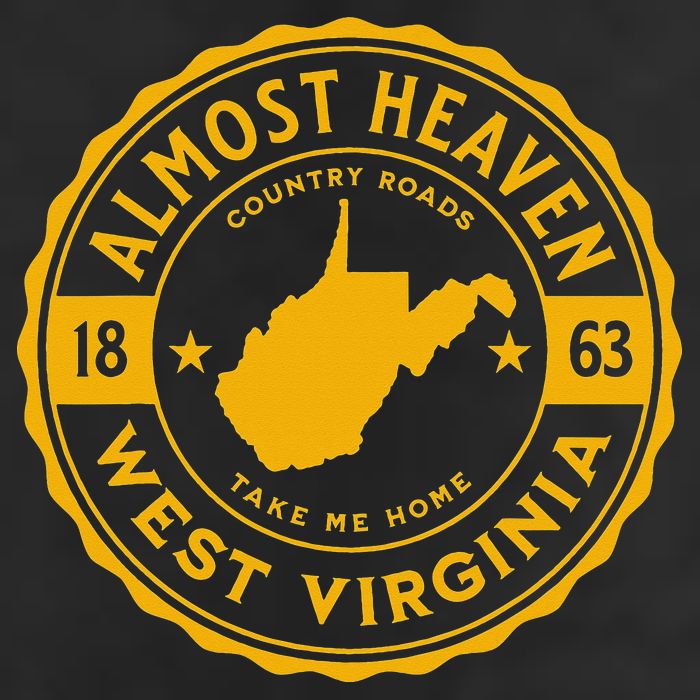 Almost Heaven Home West Virginia Map 304 WV Vintage Hat