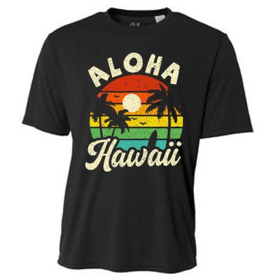 Aloha Hawaii Hawaiian Island Beach Vacation Summer Cooling Performance Crew T-Shirt