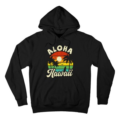 Aloha Hawaii Hawaiian Island Beach Vacation Summer Hoodie