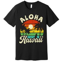 Aloha Hawaii Hawaiian Island Beach Vacation Summer Premium T-Shirt