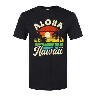 Aloha Hawaii Hawaiian Island Beach Vacation Summer Softstyle CVC T-Shirt