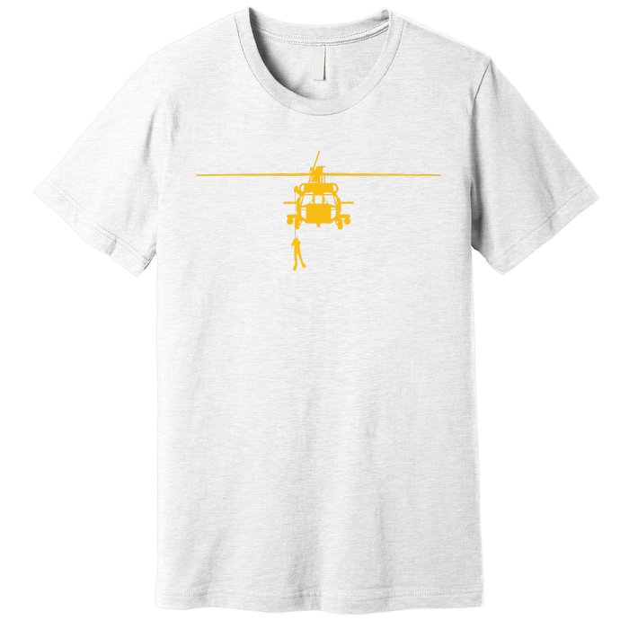 Awesome H60 Helicopter Search And Rescue SAR Design Premium T-Shirt