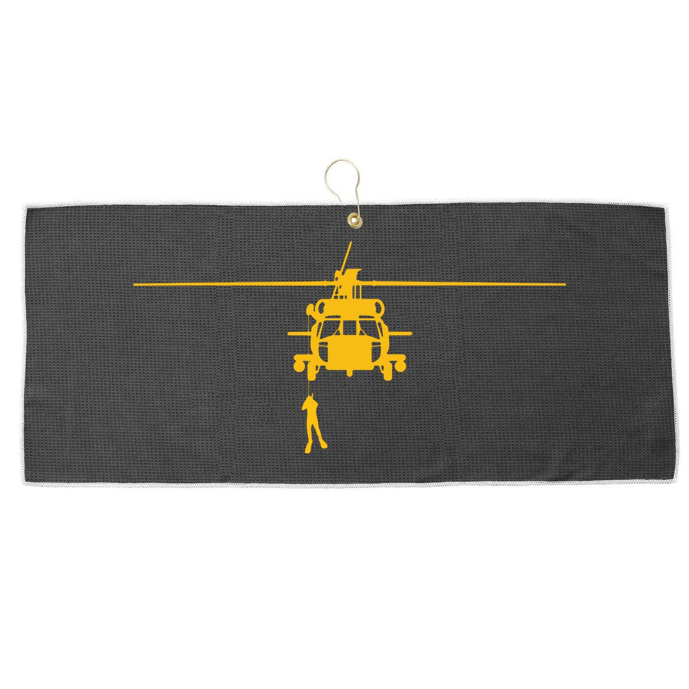 Awesome H60 Helicopter Search And Rescue SAR Design Large Microfiber Waffle Golf Towel