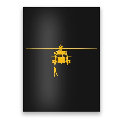 Awesome H60 Helicopter Search And Rescue SAR Design Poster
