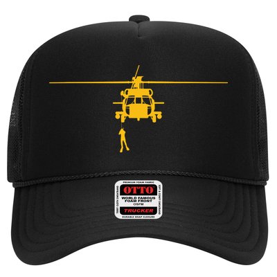 Awesome H60 Helicopter Search And Rescue SAR Design Trucker Hat
