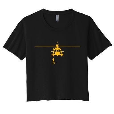 Awesome H60 Helicopter Search And Rescue SAR Design Crop Top
