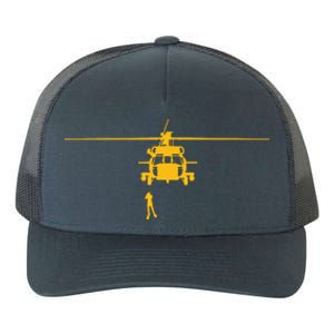 Awesome H60 Helicopter Search And Rescue SAR Design Yupoong Adult 5-Panel Trucker Hat