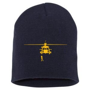 Awesome H60 Helicopter Search And Rescue SAR Design Short Acrylic Beanie