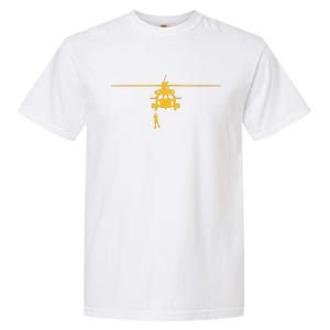 Awesome H60 Helicopter Search And Rescue SAR Design Garment-Dyed Heavyweight T-Shirt