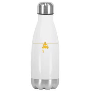 Awesome H60 Helicopter Search And Rescue SAR Design Stainless Steel Insulated Water Bottle