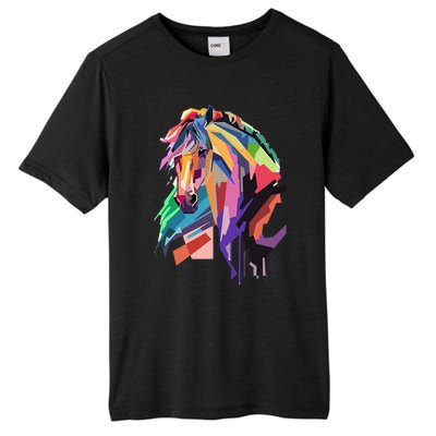 Awesome Horse Horseback Riding Equestrian Lovers Gifts Tall Fusion ChromaSoft Performance T-Shirt