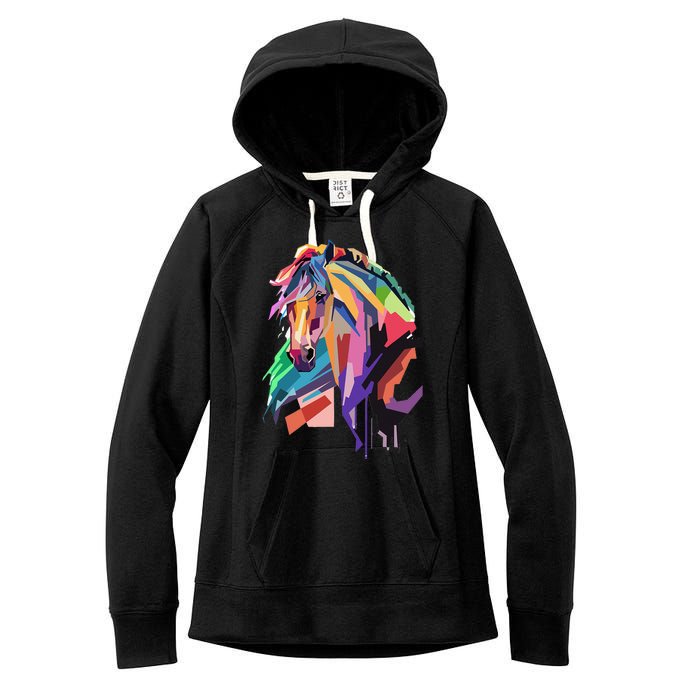 Awesome Horse Horseback Riding Equestrian Lovers Gifts Women's Fleece Hoodie