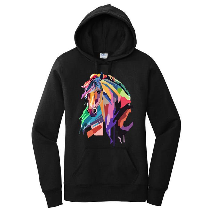 Awesome Horse Horseback Riding Equestrian Lovers Gifts Women's Pullover Hoodie