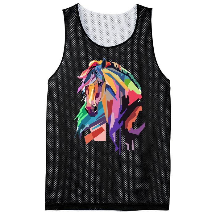 Awesome Horse Horseback Riding Equestrian Lovers Gifts Mesh Reversible Basketball Jersey Tank