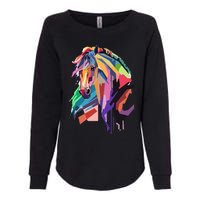 Awesome Horse Horseback Riding Equestrian Lovers Gifts Womens California Wash Sweatshirt