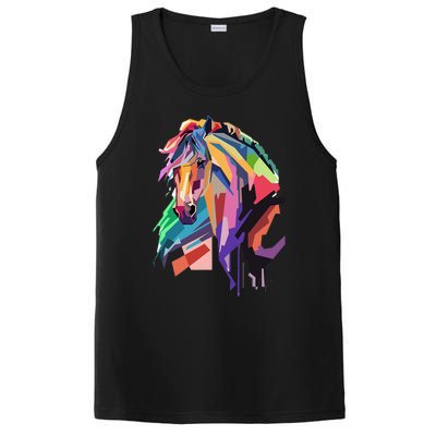 Awesome Horse Horseback Riding Equestrian Lovers Gifts PosiCharge Competitor Tank