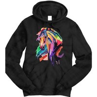 Awesome Horse Horseback Riding Equestrian Lovers Gifts Tie Dye Hoodie