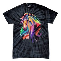 Awesome Horse Horseback Riding Equestrian Lovers Gifts Tie-Dye T-Shirt