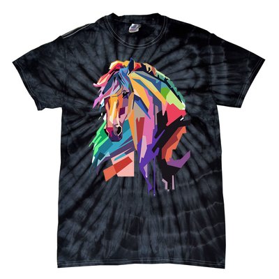 Awesome Horse Horseback Riding Equestrian Lovers Gifts Tie-Dye T-Shirt