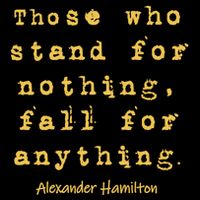 Alexander Hamilton Hoodie Inspirational Famous Aham Quote Backpack
